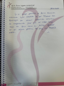 İyi ki buraya gelmişim ve Burcu Hocamla tanışmışım.